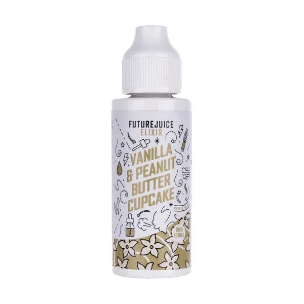 Vanilla & Peanut Butter Cupcake 100ml Shortfill E-Liquid by Future Juice Elixirs