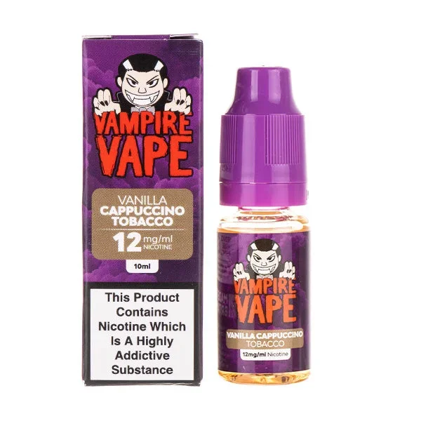 Vanilla Cappuccino Tobacco E-Liquid By Vampire Vape