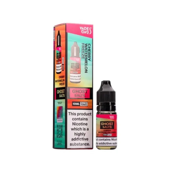 Vapes Bars Ghost Cherry Watermelon Freeze 10ml Nic Salt E-liquid