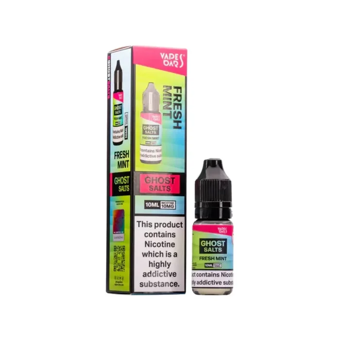 Vapes Bars Ghost Fresh Mint 10ml Nic Salt E-liquid