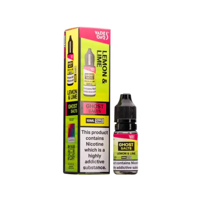 Vapes Bars Ghost Lemon & Lime 10ml Nic Salt E-liquid