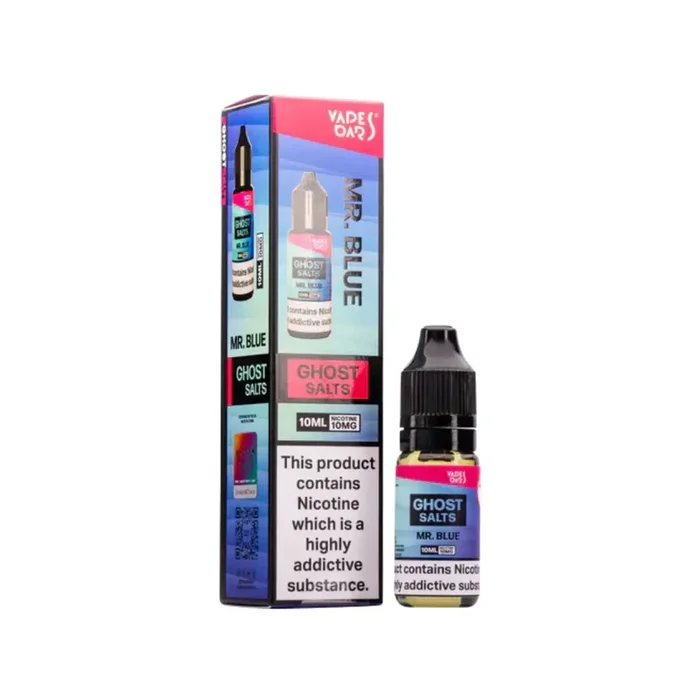 Vapes Bars Ghost Mr Blue 10ml Nic Salt E-liquid