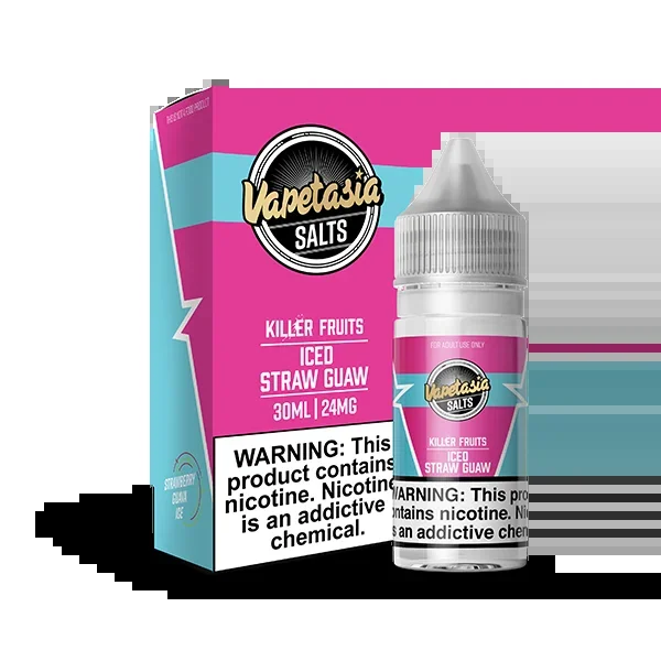 Vapetasia Killer Fruits Salt Iced Straw Guaw eJuice