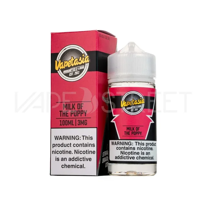 Vapetasia Milk of the Poppy (100ml)