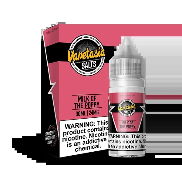 Vapetasia Salt Milk of the Poppy eJuice