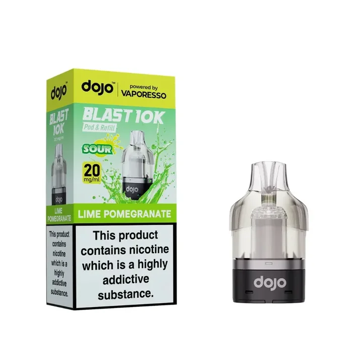 Vaporesso Dojo Blast 10K Lime Pomegranate Prefilled Pods