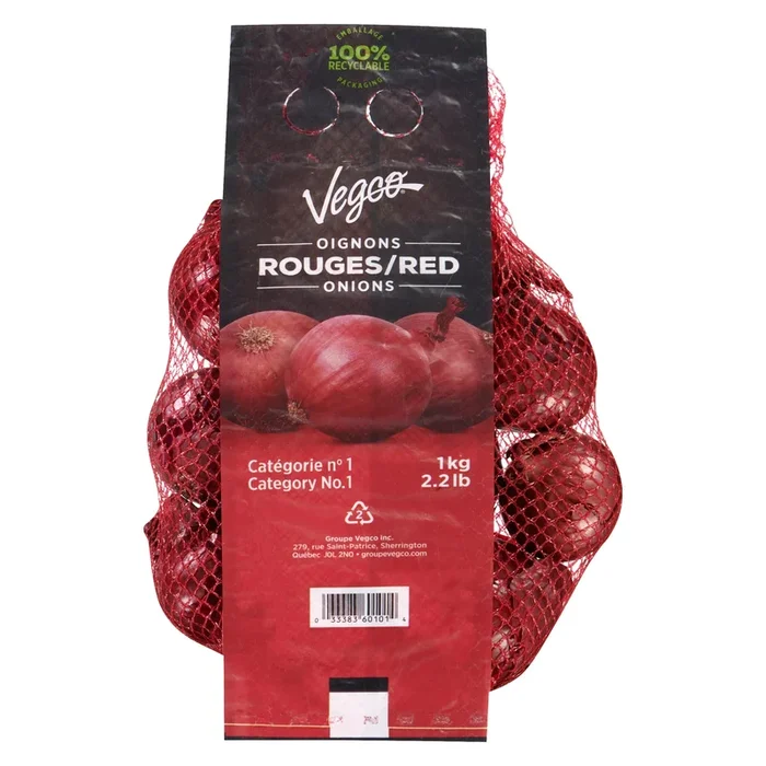 Vegco Oignons Rouges, 1 kg