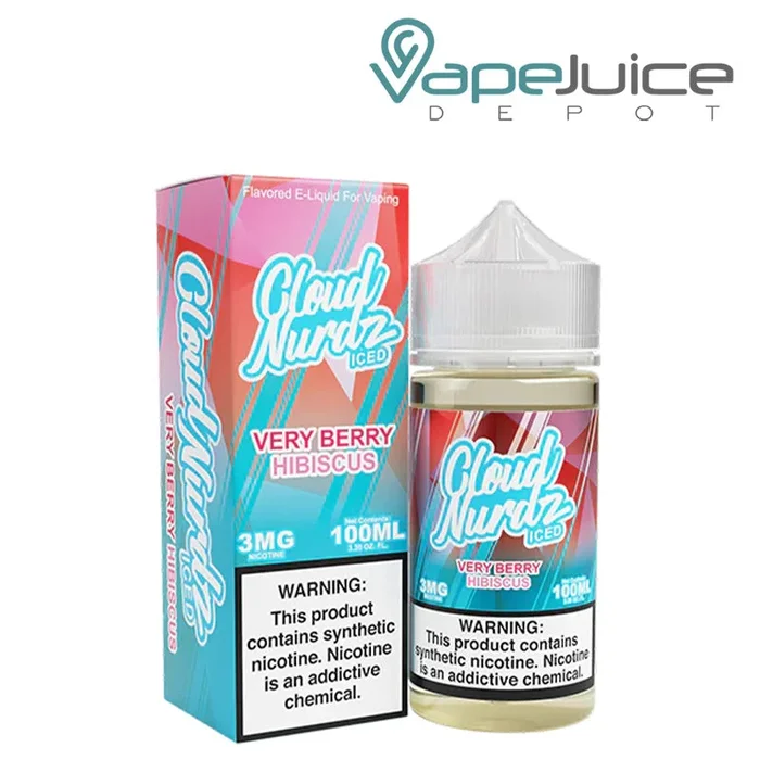 Very Berry Hibiscus Iced TFN Cloud Nurdz 100ml