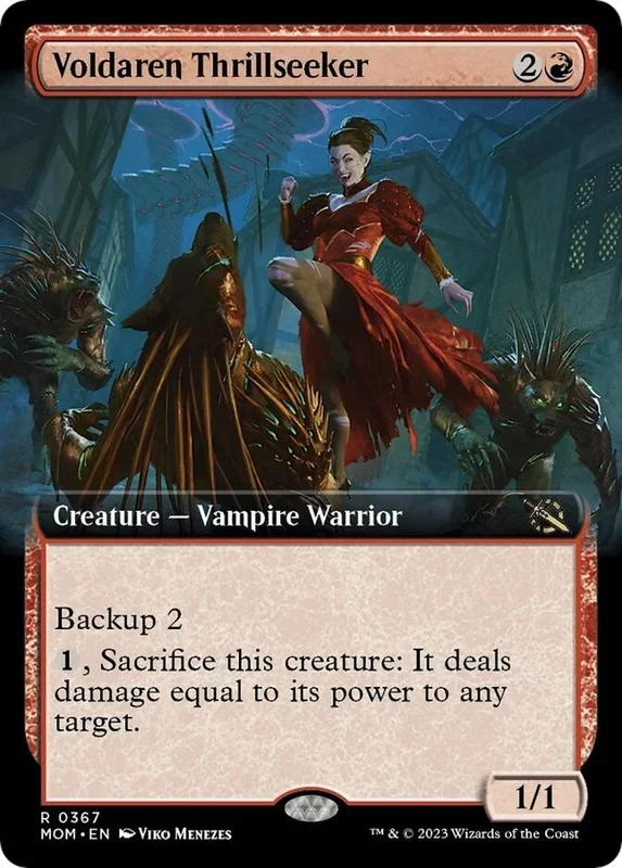 Voldaren Thrillseeker (Extended Art) (367) (MOM)