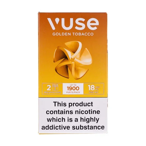 VPro NS Golden Tobacco Vuse Pro Pod Nic Salt Refills