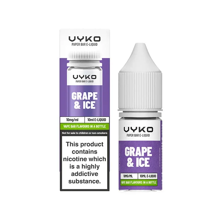 VYKO Bar Grape & Ice 10ml Nicotine Salt E-Liquid