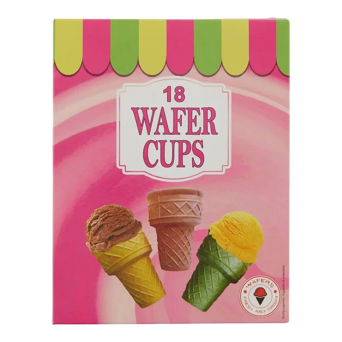 Wafer Cups, 18-Pack