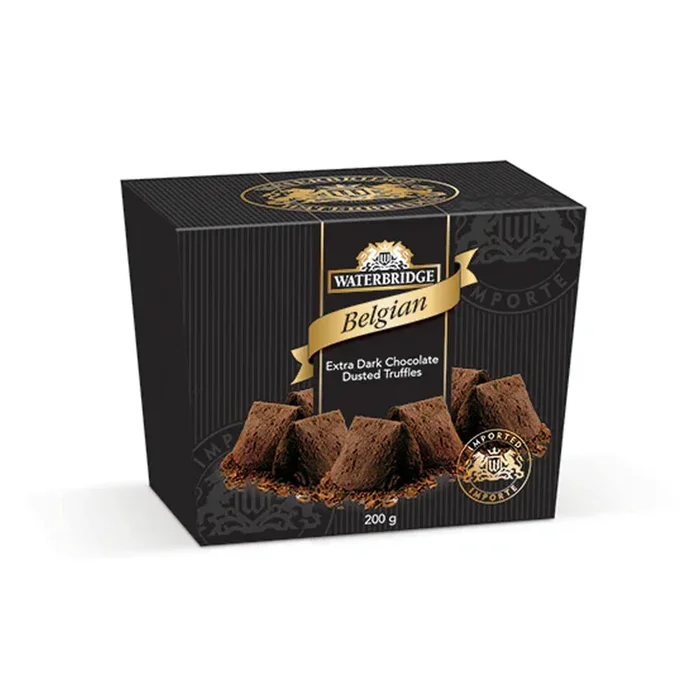 Waterbridge Dark Chocolate Dusted Truffles, 200 g