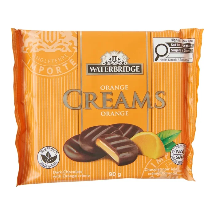 Waterbridge Orange Creams Patties, 90 g