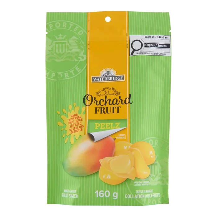 Waterbridge Orchard Fruit Peelz, Mango, 160 g