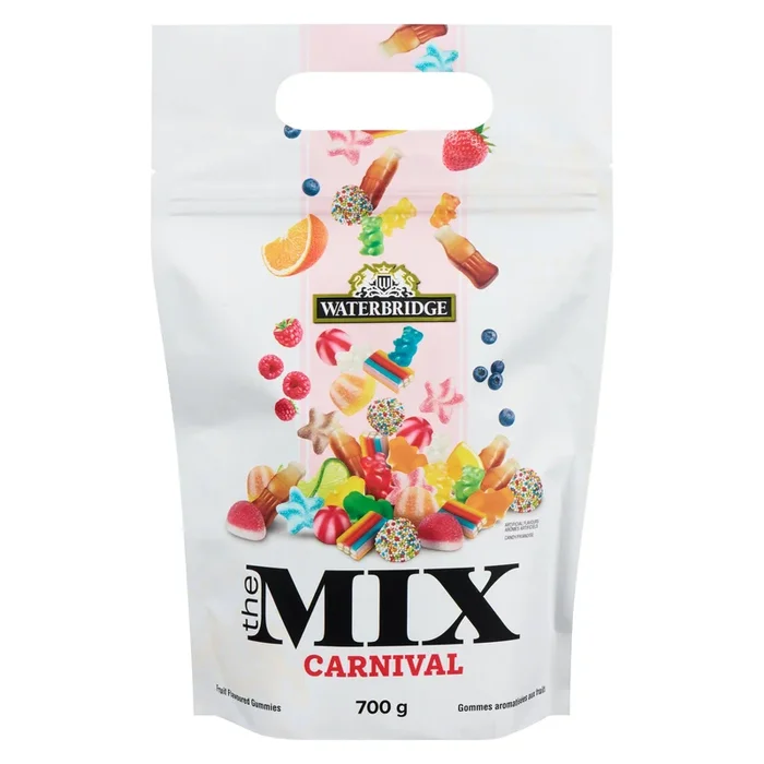 Waterbridge The Mix Fruit Flavoured Gummies Carnival, 700 g