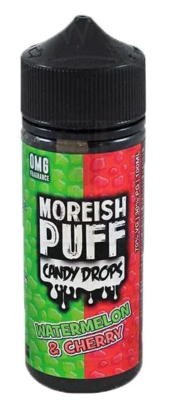Watermelon & Cherry Candy Drops E Liquid By Moreish Puff