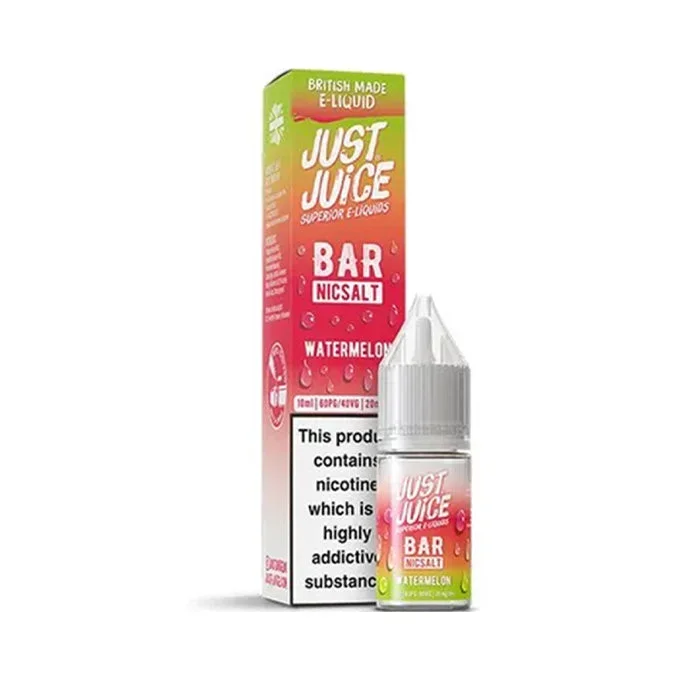 Watermelon 10ml Nic Salt E-Liquid by Just Juice Bar Salt