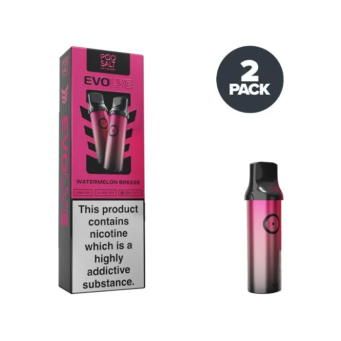 Watermelon Breeze Pod Salt Evolve Pre-Filled Pods