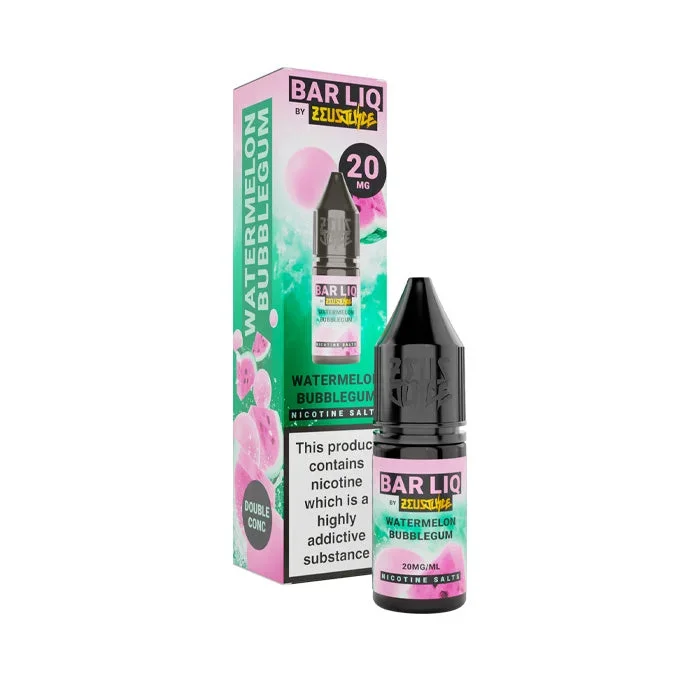 Watermelon Bubblegum Nic Salt E-Liquid by Zeus Juice Bar Liq