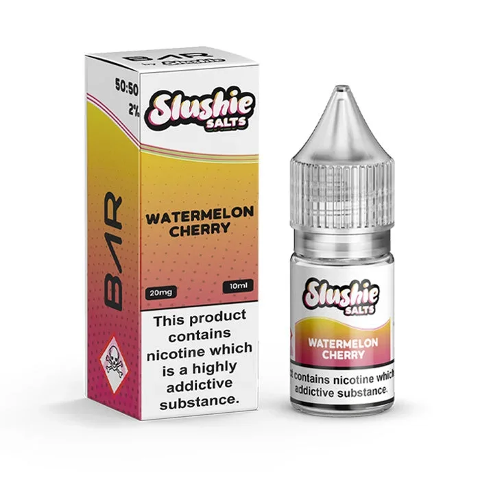 Watermelon Cherry Nic Salt E-Liquid by Slushie Salts BAR