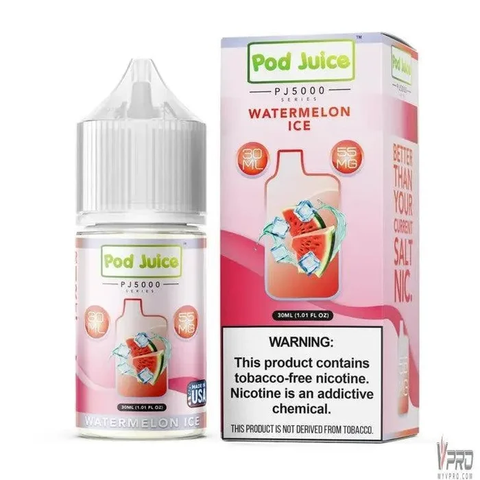 Watermelon Ice – Pod Juice PJ5000 Salt 30mL