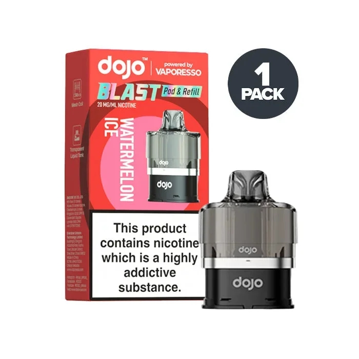 Watermelon Ice Dojo Blast 6000 Pre-filled Pods by Vaporesso