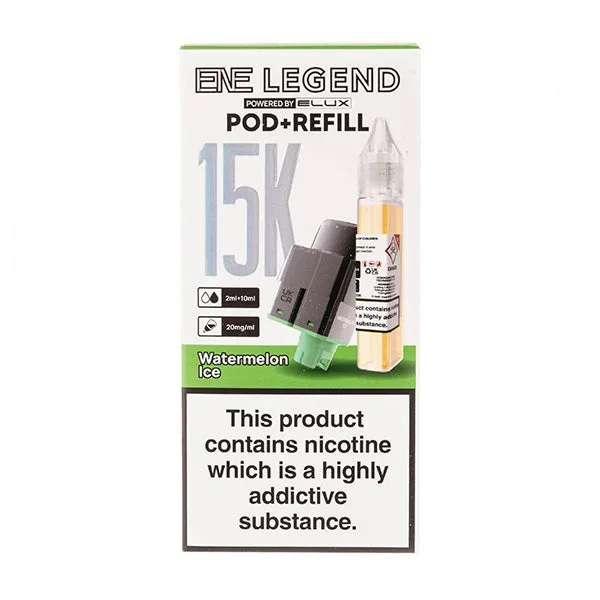 Watermelon Ice ENE Legend 15K Prefilled Pod + Refill by Elux
