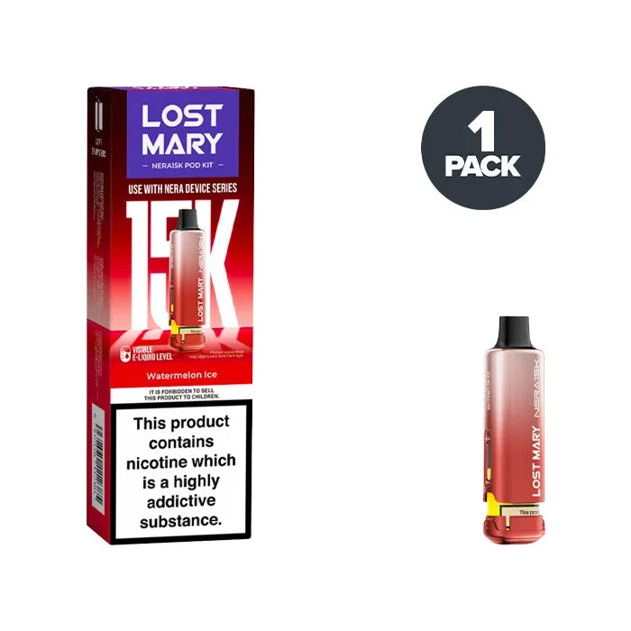 Watermelon Ice Lost Mary Nera 15K Refill Pack