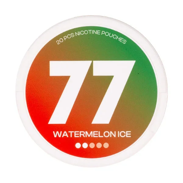 Watermelon Ice Nicotine Pouches by 77 (8mg)