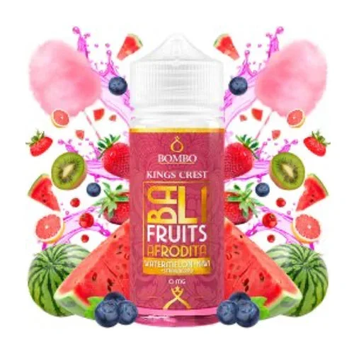 Watermelon + Kiwi + Strawberry + Afrodita 100ml (Bali Fruits by Kings Crest & Bombo)