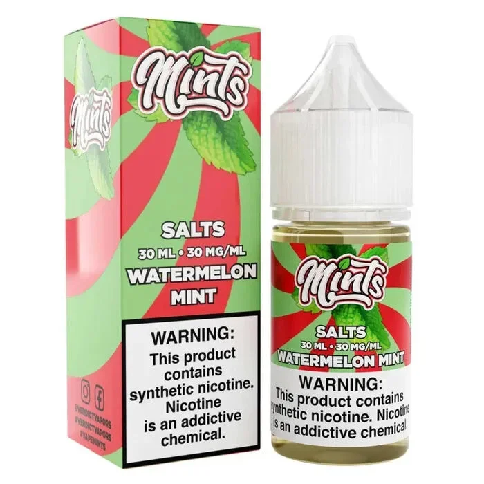 Watermelon Mint 30ml Salt E-Juice by Mints