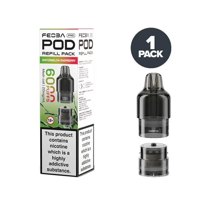 Watermelon Raspberry Feoba Pro 6000 Prefilled Pods