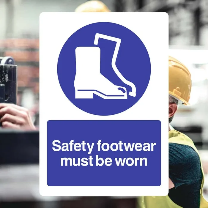 Wear Safety Footwear Sign
