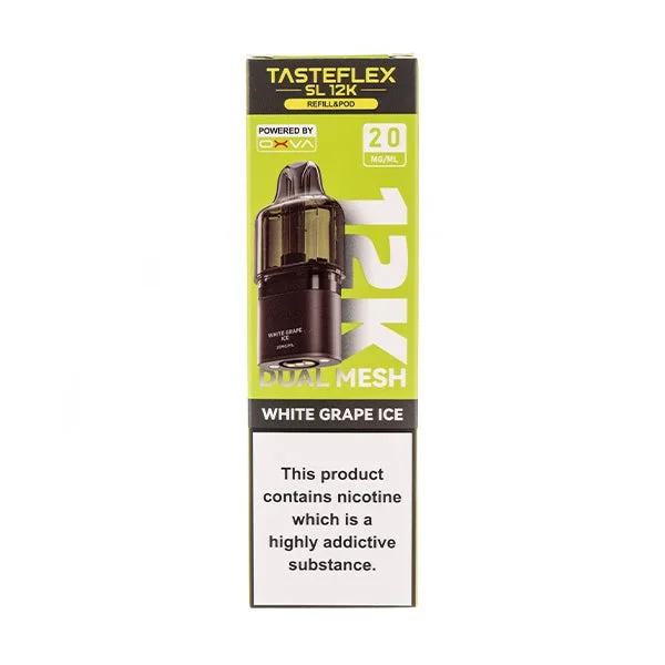 White Grape Ice Tasteflex SL 12K Prefilled Pod + Refill by OXVA