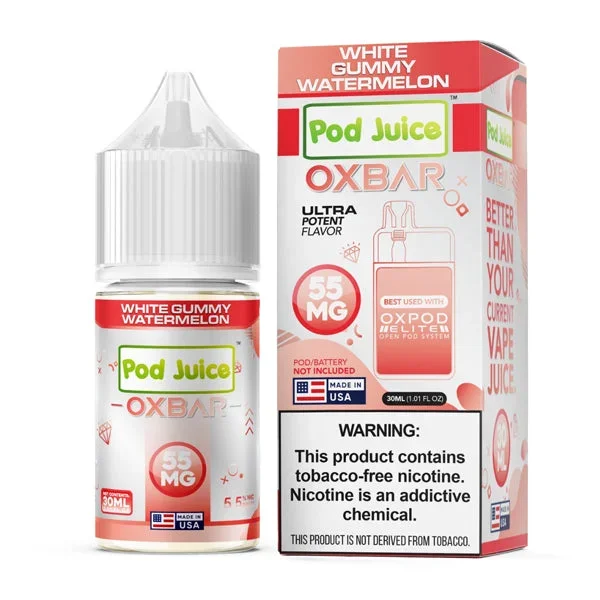 White Gummy Watermelon Oxbar Pod Juice Edition Salts 30mL
