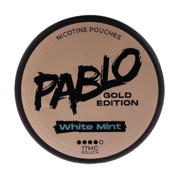 White Mint Gold Edition Nicotine Pouches by Pablo