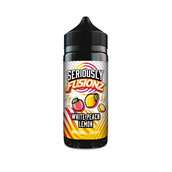 White Peach Lemon 100ml Shortfill E-Liquid by Seriously Fusionz