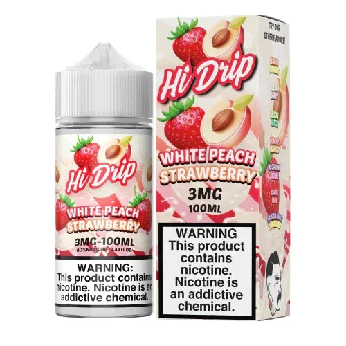 White Peach Strawberry Ice – By Hi-Drip