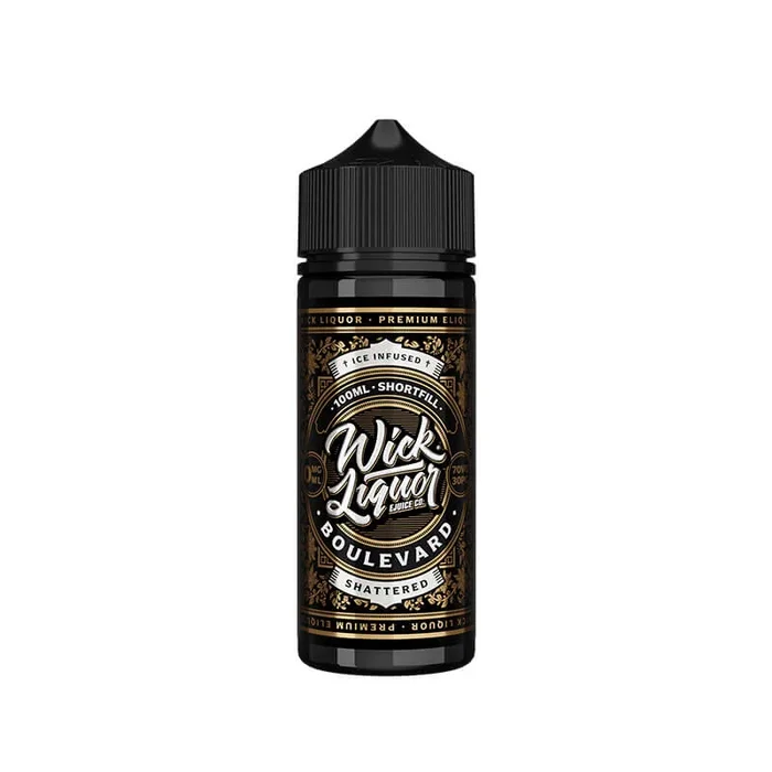 Wick Liquor Boulevard Shattered 100ml Shortfill E-Liquid