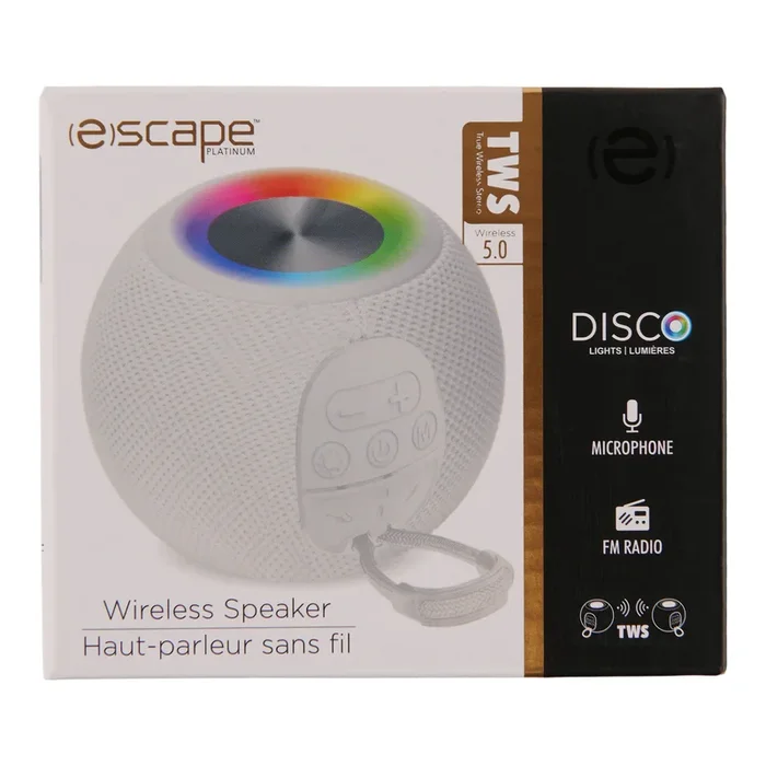 Wireless Disco Speaker, White