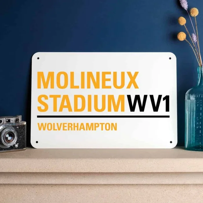 Wolves Football Stadium Street Sign