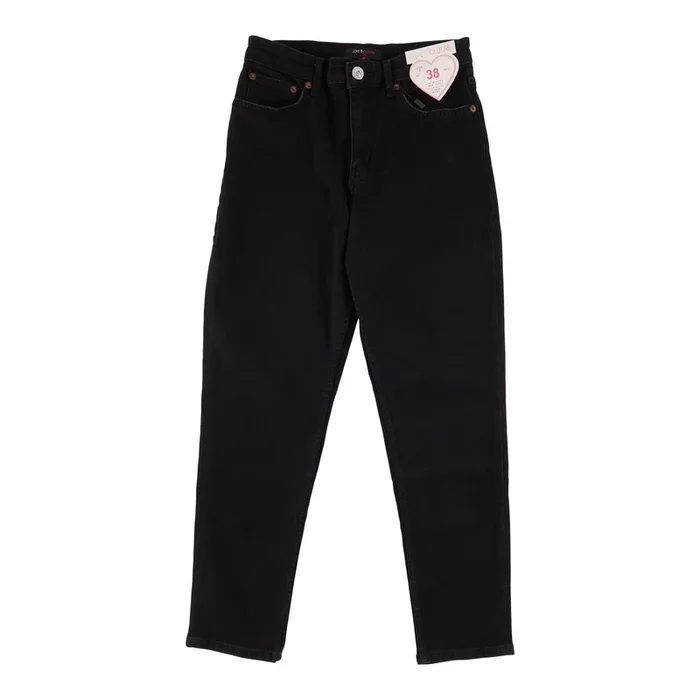 Women’s Black High-Rise Mom Jeans