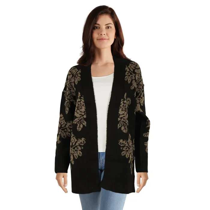 Women’s Floral Jacquard Cardigan