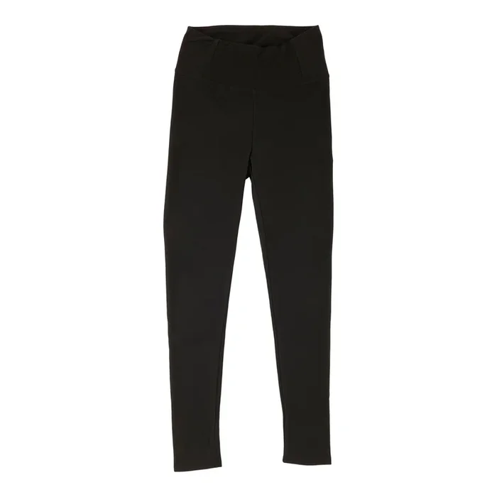 Women’s High-Rise Black Faux Suede Leggings