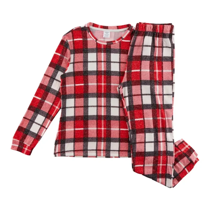 Women’s Long Sleeve Hacci PJ Set, 2-Piece