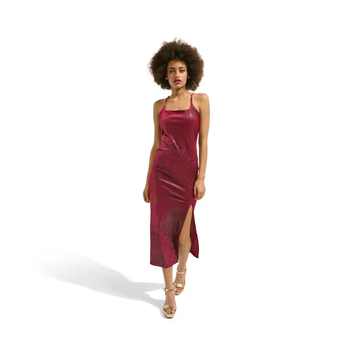 Women’s No Sleeves Spaghetti Strap Maxi Dress