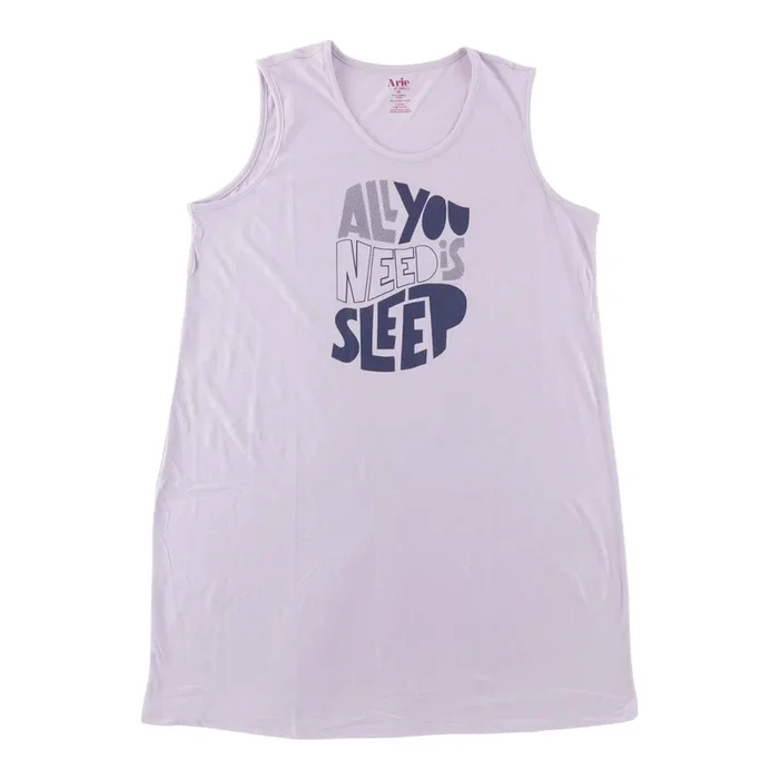 Women’s Plus Sleeveless Scooped Sleepshirt