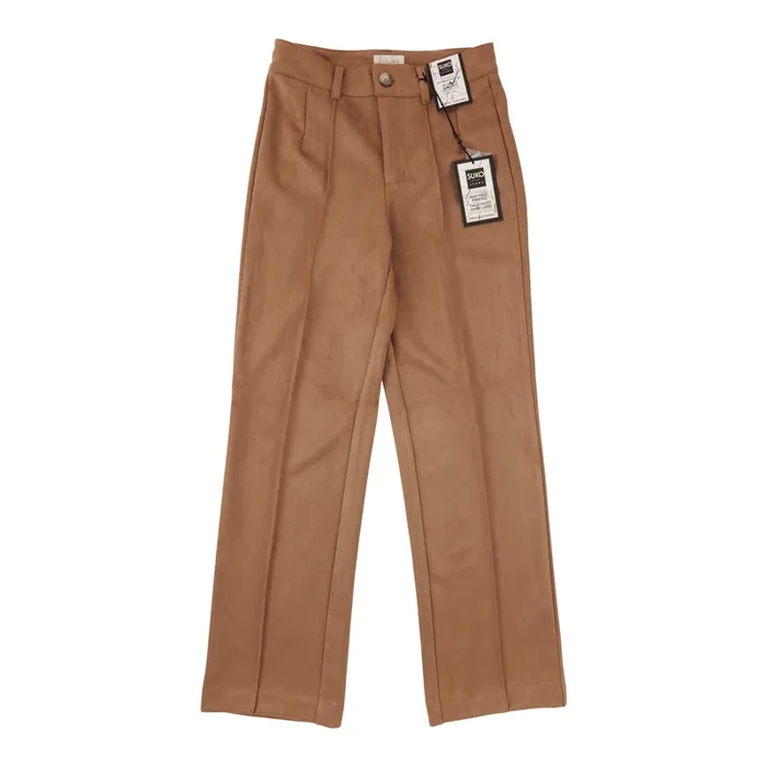 Women’s Suede Wide-Leg Pants