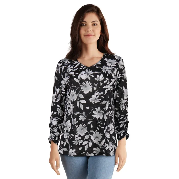 Women’s V-Neck Long Sleeve Blouse